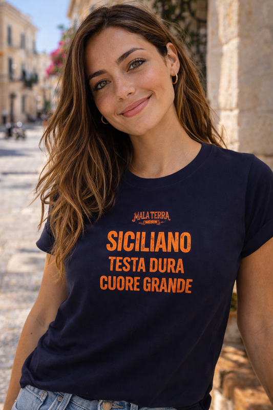 Maglietta del Siciliano testa dura