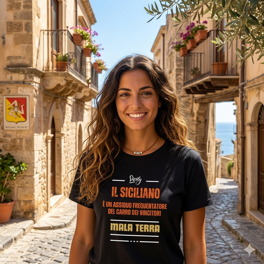 La maglietta del siciliano vincitore