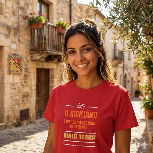 La maglietta del siciliano paziente