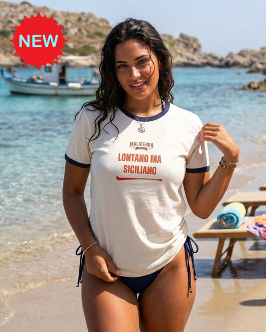 Maglietta Lontano ma Siciliano